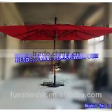 square wood umbrella for garden