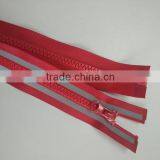 Big Teeth Reflective Plastic Resin Zippers thumbnail-2