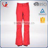 Custom Red Color Waterproof Winter Outdoor Ski Women Hiking Pants thumbnail-1