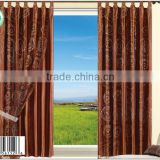 JY52 15 years top-rated golden seller newest 100% polyester printed finished curtain gauze