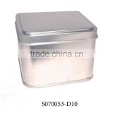 high quality Gift tin (rectangular tin, gift tin can)