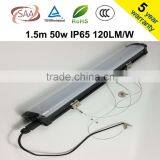 5ft 50w 120lm/w LED Tri Proof Light CE, ROHS TUV 5 Years Warranty