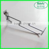 Chrome Slatwall Display Hook With Price Tag