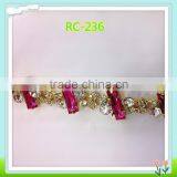 2015 Fashion Crystal Cup Chain Trimming