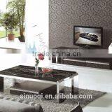 Simple Marble Coffee Table Stainless Steel Table Home Use Living Room Set