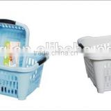 New Design Plastic Square Laundry Basket With Handle