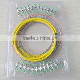 12 core Ribbon Fiber optic Pigtails Optical pigtail with SC/FC ST LC Connectors 2.0mm/0.9mm