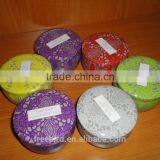 Five Colors Tin Candles Set In Luxury Gift Box for Christmas thumbnail-5