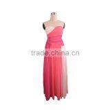 Hot Sale Style Chiffon Colorful Long Gowns Evening Dress thumbnail-2