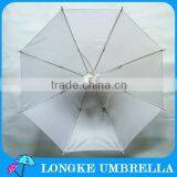 12 Inch White Hat Umbrella Head Umbrella