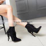 Lower Heel Shoes Hlaf Boots Lady Winter Shoes 2017 PF4417 thumbnail-5
