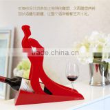 Custom acrylic hanging wine glass rack