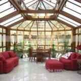 Curved Glass Roof Sunroom or Patio Room With Aluminum Frame thumbnail-6