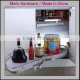 Made in China New Kitchen Hardware Fitting Lazy Susan Iron Chrome Swing Trays thumbnail-1
