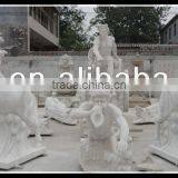 Hand-carved Large Marble Figure Water Fountain Apollo thumbnail-1