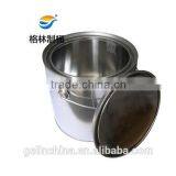 2.5L Round Metal Bucket With Metal Handle thumbnail-3