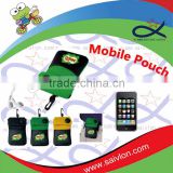 New products waterproof cell phone bag with flap & hanger