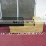 Modern High Gloss Coffee Table With Slidable Top