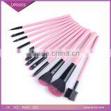 12pcs High Quality Best Price Pink Cosmetic Makeup Brushes Set thumbnail-6