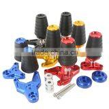 Black Gold Crash Pads Frame Slider Protector For Honda CB650F 2013-2014 Red Blue thumbnail-2