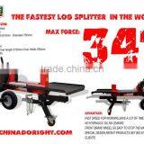 34T World Fastest Mechanical Log Splitter With CE for Sale in Good Price Made in China thumbnail-1