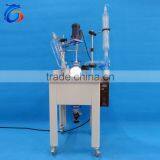 High Quality Vacuum Electric Stiring Single Glass Reactor 10l thumbnail-3