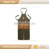 Green Field Canvas Tool Garden Apron thumbnail-1