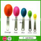 Multifunction Silicone Kitchen Utensil/ Different Volume 15ml, 7.5ml, 5ml, 2.5ml,1.25ml Silicone Measuring Spoon thumbnail-3