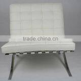 Barcelona Chair - Black Italian Leather - Premium Reproduction thumbnail-3