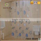 High Quality Transparent Polyester Shower Curtain thumbnail-1