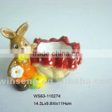 Ceramic Easter Rabbit Ashtray