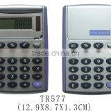 High Quality 8 Digit Flip Cover Plastic Desktop Electronic Logo Printed Calculator thumbnail-1