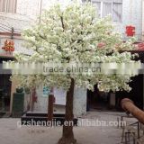 LXY080542 white decorative plastic artificial cherry blossom tree for wedding decoration