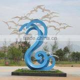 Metal Pigeon Sculpture Art Design for Garden Outdoor Decorations thumbnail-2
