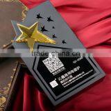 Customized New Design Top Quality Black Star Crystal Trophy thumbnail-3