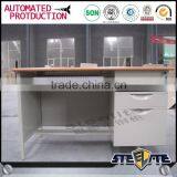 OA-3S Modern Steel Computer Desk With Wooden Desktop and Steel Drawers thumbnail-4