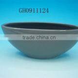 New Design Round Grey DeHua Ceramic Flower Pot