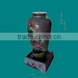 Elegance Fiber Glass Vase Water Fountain thumbnail-3