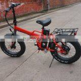 20inch 36V250W Full Suspension Fat Tire Electric Bike/bicycle Folding Electric Fat Bike thumbnail-1
