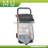 80L Multi-function Garden Rubbish Cart With Plastic Bag, Waste Cart, TROLLEY WHEELIE RUBBISH BIN TRUCK DISPOSAL BAG thumbnail-2