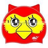 Custom Waterproof Silicone Cartoon Swimming Cap for Kids thumbnail-1