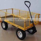 Metal Hand Pull Garden Tool Cart thumbnail-3