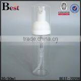 2017 Hot Sale Empty 30ml 50ml Plastic Spray Bottle Clear Plastic Spray Bottle White Pump Plastic Bottle Spray Head thumbnail-5