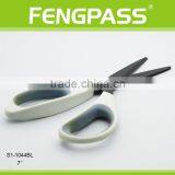 S1-1044BL 7" 2Cr13 Stainless Steel Blade With PP+TPR Plastic Handle Plastic Scissor thumbnail-3
