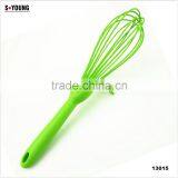 13015 Silicone Kitchenware Egg Whisk With pp Handle With Holder thumbnail-1