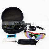 Cheap 5 Pcs Cycling Bicycle Polarization Sunglasses Set thumbnail-2