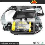 XML T6 Led Headlamp With 18650 Battery,charger and Car Charger thumbnail-2