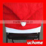 UCHOME Cheap Wholesale Christmas Santa Chair Cover Wholesale Chair Covers Non-Woven Christmas Chair Cover thumbnail-1