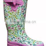 High Heels Women Rubber Rain Boots thumbnail-2