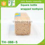 TH-066 Wholesale Square Bottle Wrapped Toothpick in Square Bootle for Christams thumbnail-2